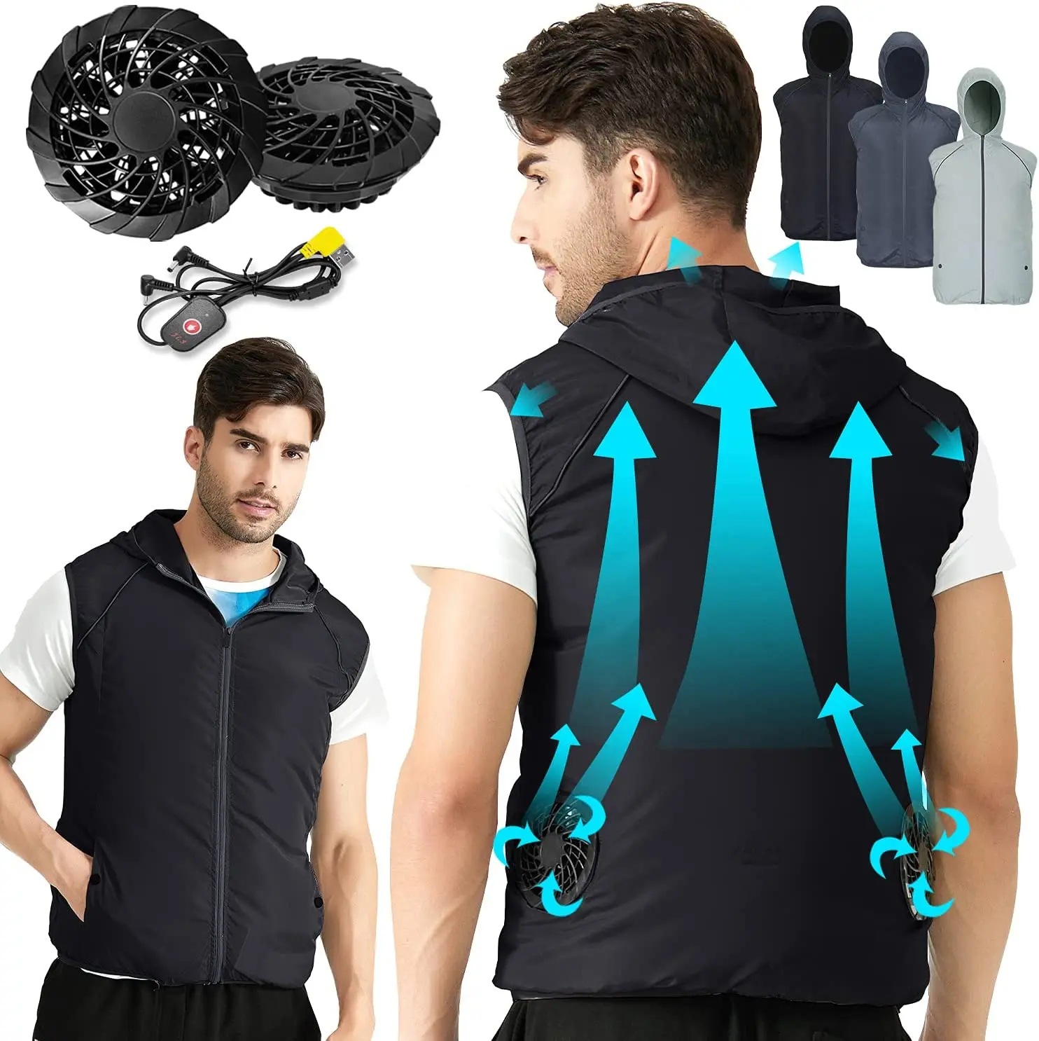 Outdoor Sport Jacket Brand - Letnia sportowa odzież klimatyzowana dla fanów