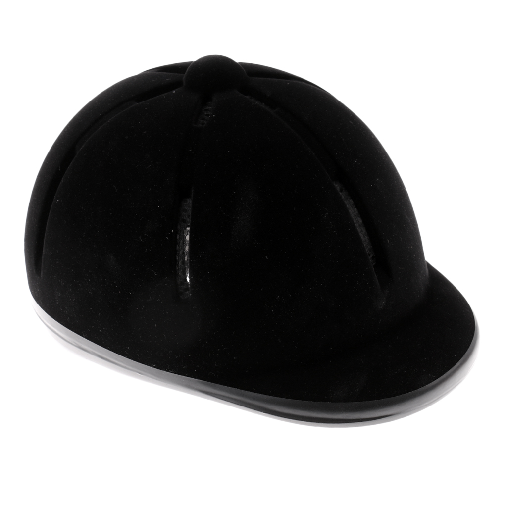 Equestrian Helmet - Kask jeździecki dla dzieci regulowany aksamitny