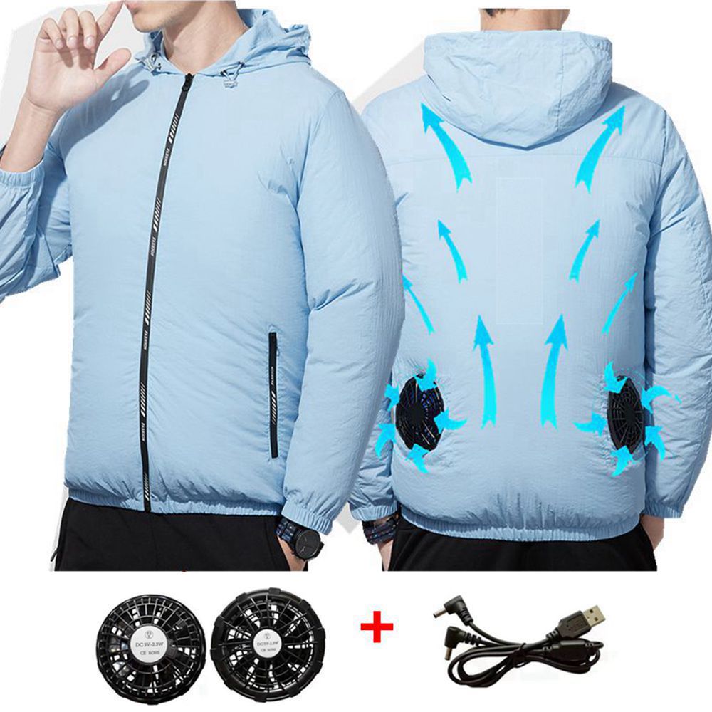 Outdoor Sport Jacket Brand - Letni wentylator sportowy klimatyzacja fajny mężczyzna