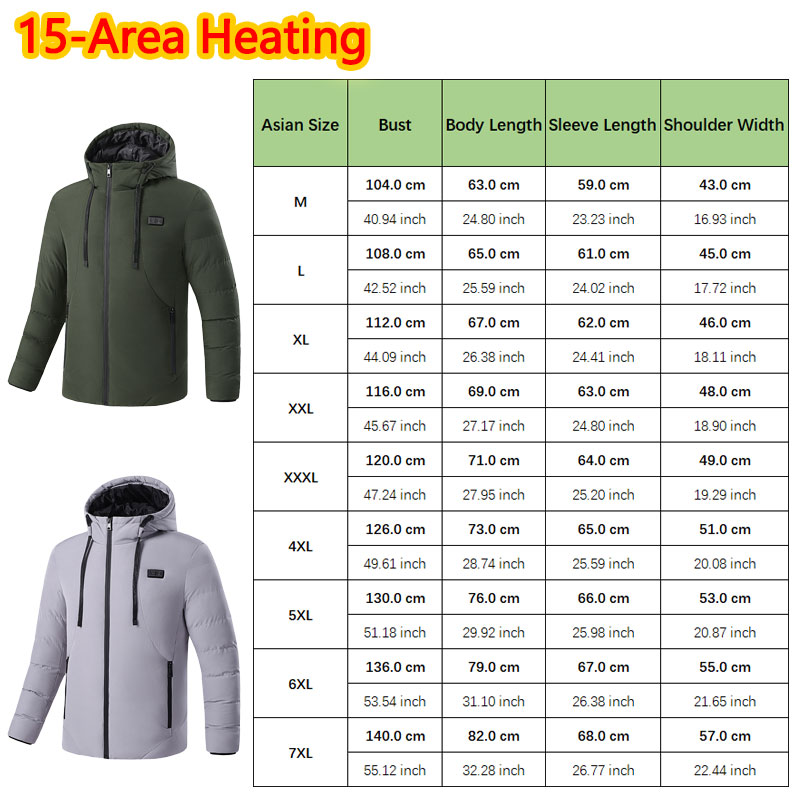 Kurtka zimowa z podgrzewaniem, – Outdoor Sport Jacket Men recenzja i cena